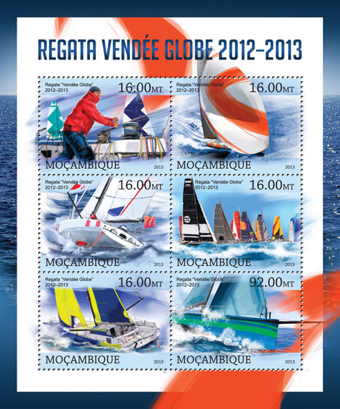 Regatta - Issue of Mozambique postage Stamps