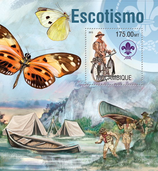 Scouting - Issue of Mozambique postage Stamps