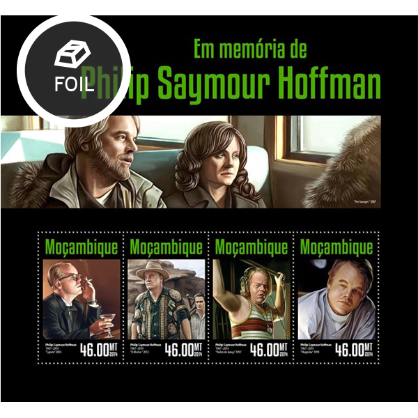 Seymour Hoffman - Issue of Mozambique postage Stamps