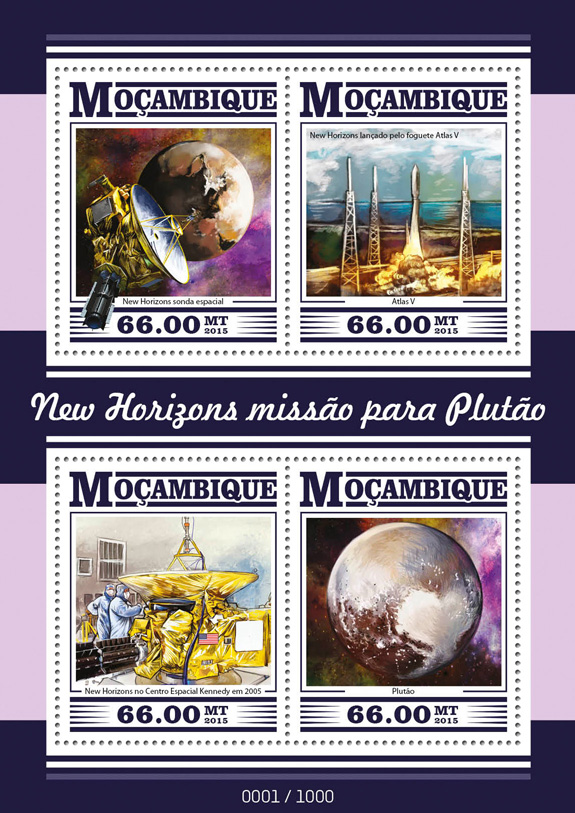 Space - Issue of Mozambique postage Stamps