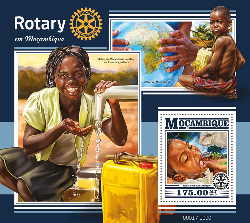 Rotary - Issue of Mozambique postage Stamps