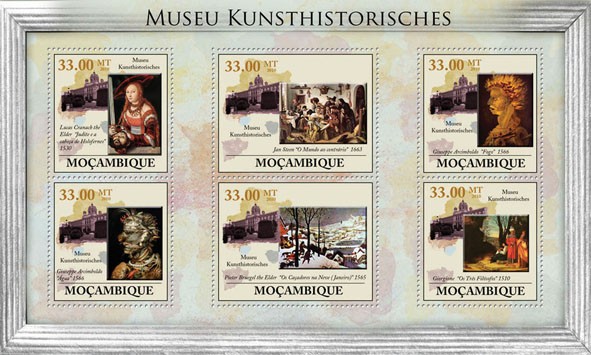 Museum of Art History of Vienna (Paintings). - Issue of Mozambique postage Stamps