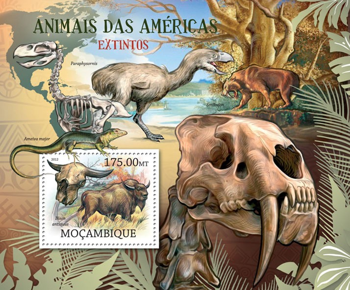 Animals - Issue of Mozambique postage Stamps