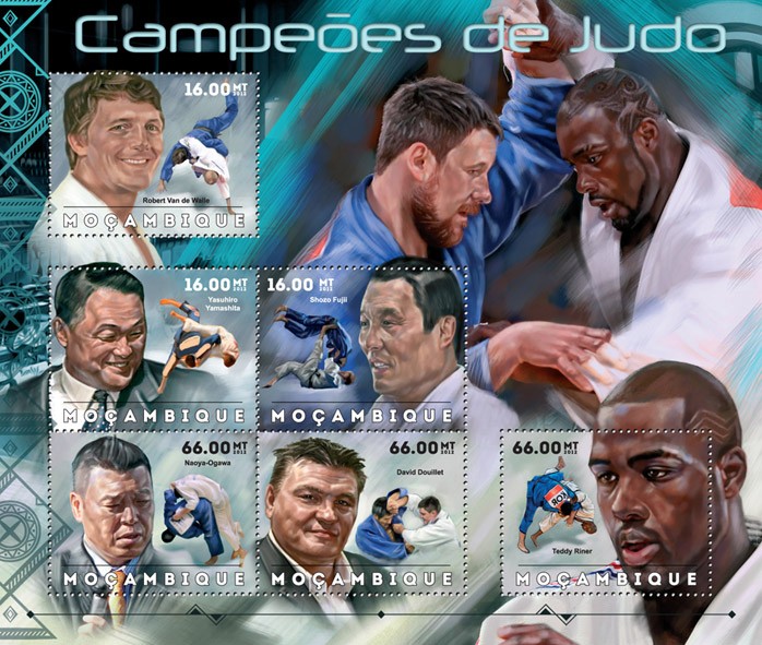 Judo - Issue of Mozambique postage Stamps