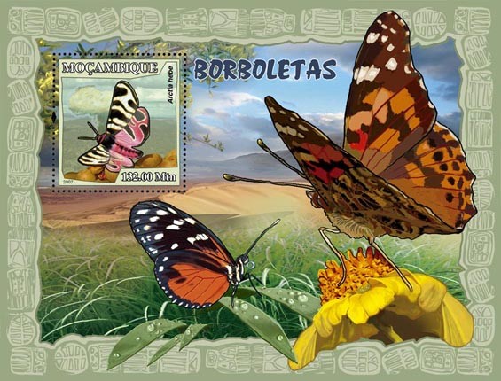BUTTERFLIES - Issue of Mozambique postage Stamps
