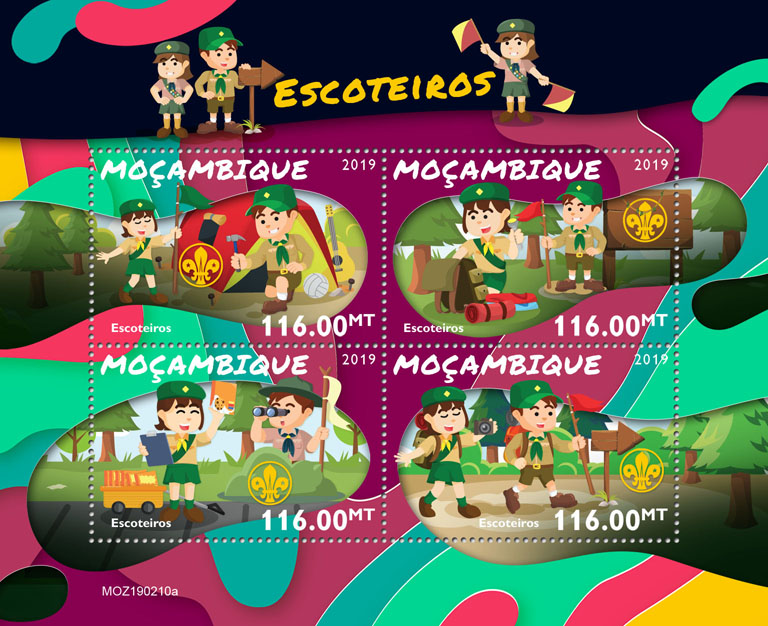 Scouts - Issue of Mozambique postage Stamps
