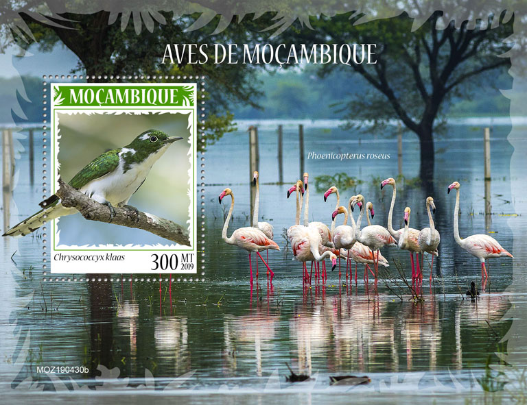 Birds of Mozambique - Issue of Mozambique postage Stamps